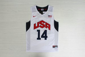 14 Davis 2012 Team USA Olympics Jersey White